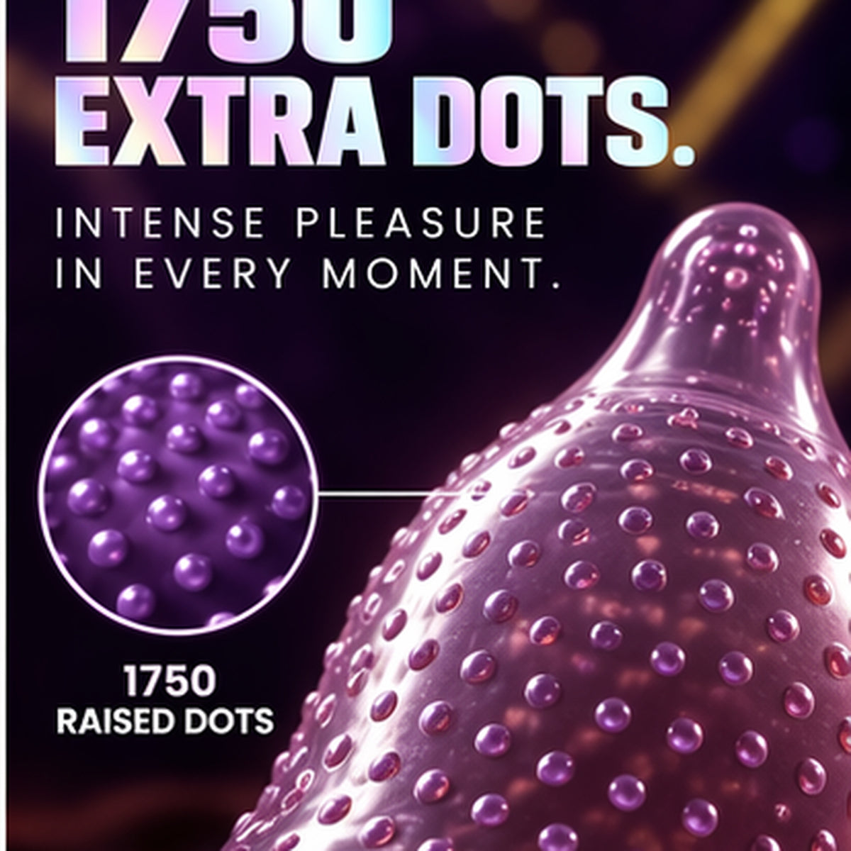 Xplay Dotted Chocolate Flavoured Condoms – 1750 Extra Dots | Pack of 3