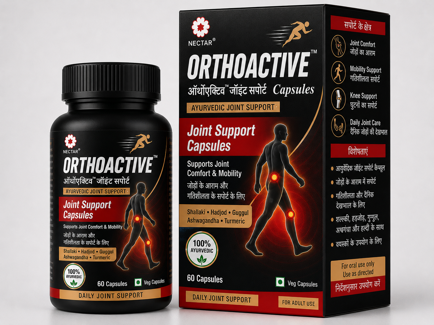Orthoactive™ Joint Support Capsules — 60 Veg Capsules
