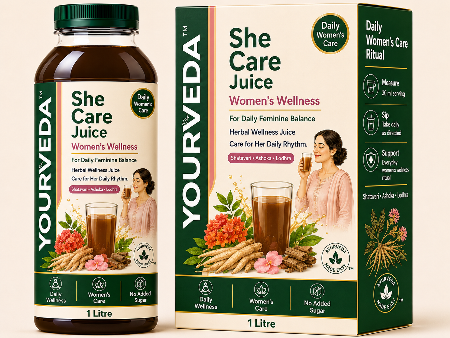 YOURVEDA™ She Care Juice 1 Litre