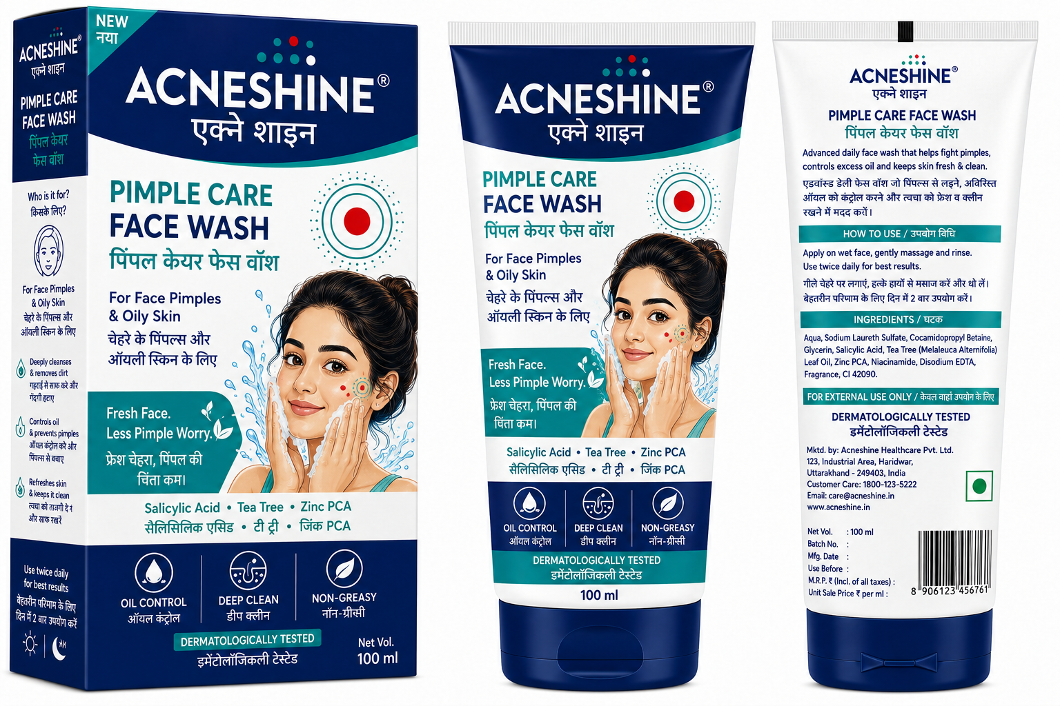 ACNESHINE® Pimple Care Face Wash — 100 ml
