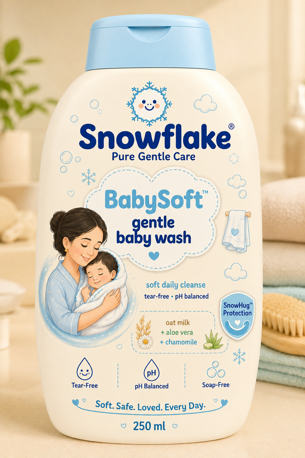 Snowflake® BabyBath – Gentle Head-to-Toe Baby Wash | 200 ml