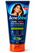 AcneShine AHA BHA Daily Face Wash for Oily & Acne-Prone Skin – 60g