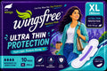 Wingsfree™ Ultra Thin Protection Sanitary Pads — XL 280 mm, 10 Pads